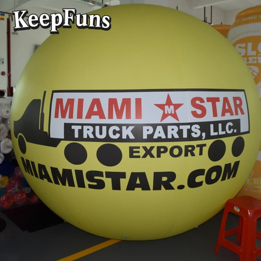KeepFuns PVC Inflatable Balloons, customizable in size and Logo, made of waterproof and durable materials, suitable for mall decorations, party decorations, theme events, and advertising promotions.