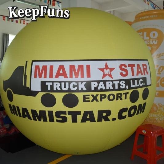 KeepFuns PVC Inflatable Balloons, customizable in size and Logo, made of waterproof and durable materials, suitable for mall decorations, party decorations, theme events, and advertising promotions.