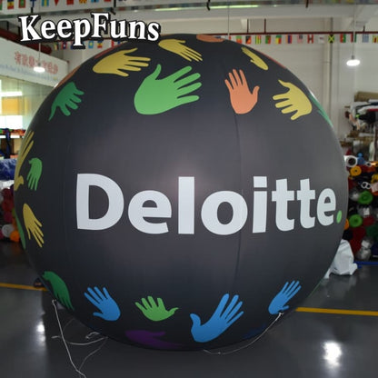 KeepFuns PVC Inflatable Balloons, customizable in size and Logo, made of waterproof and durable materials, suitable for mall decorations, party decorations, theme events, and advertising promotions
