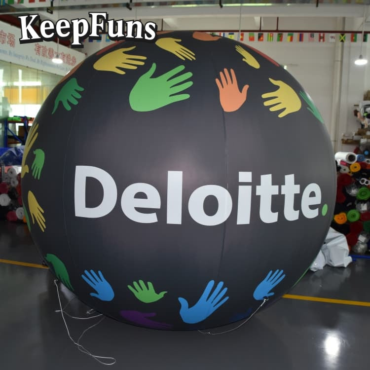 KeepFuns PVC Inflatable Balloons, customizable in size and Logo, made of waterproof and durable materials, suitable for mall decorations, party decorations, theme events, and advertising promotions