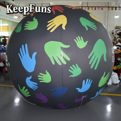 KeepFuns PVC Inflatable Balloons, customizable in size and Logo, made of waterproof and durable materials, suitable for mall decorations, party decorations, theme events, and advertising promotions