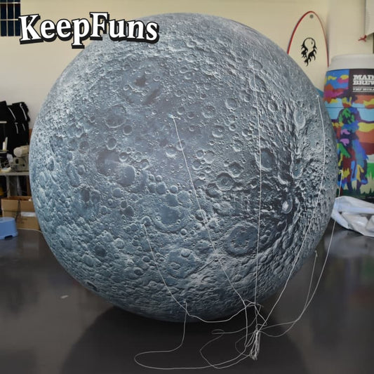 KeepFuns PVC Inflatable Planet Balloons, customizable in size and Logo, made of waterproof and durable material, suitable for mall decoration, party decoration, theme activities, and advertising