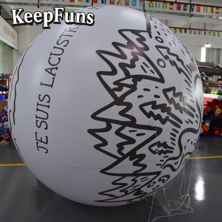 KeepFuns PVC Inflatable Balloons, customizable in size and Logo, made of waterproof and durable materials, suitable for mall decorations, party adornments, theme events, and advertising promotions.