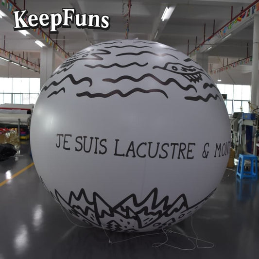 KeepFuns PVC Inflatable Balloons, customizable in size and Logo, made of waterproof and durable materials, suitable for mall decorations, party adornments, theme events, and advertising promotions.