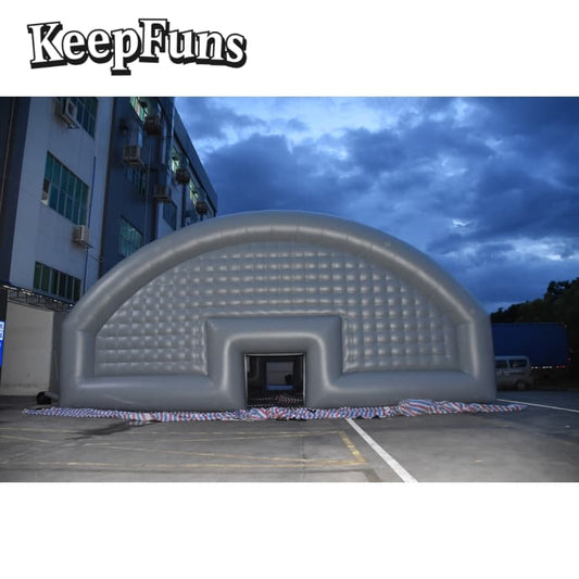 KeepFuns Grey giant inflatable tent, quick inflation, tear-resistant, waterproof and windproof, suitable for wedding parties, large gatherings, corporate events, exhibition promotions, etc.