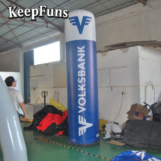 KeepFuns inflatable light tubes feature rapid inflation. They can be customized in size, color, and printed content, and are lightweight. They are suitable for store or product promotion, event marketing, etc.