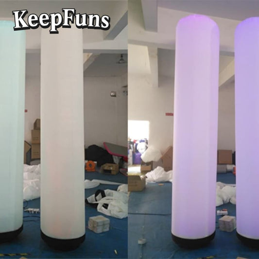 KeepFuns inflatable light tubes feature rapid inflation. They can be customized in size, color, and printed content, and are lightweight. They are suitable for store or product promotion, event marketing, etc.