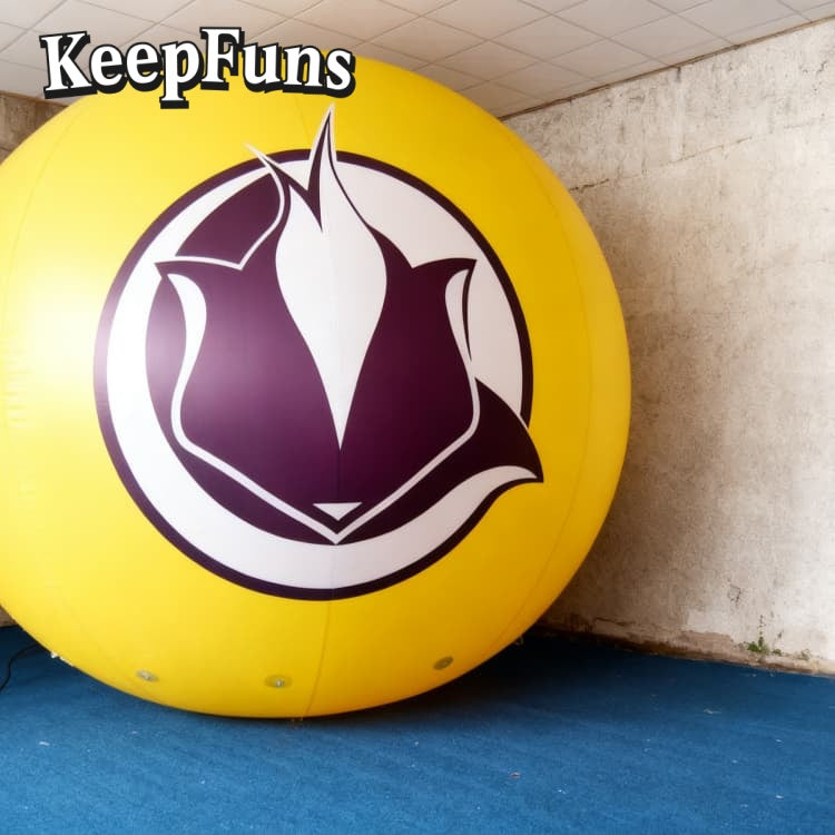 KeepFuns PVC inflatable balloons, with customizable size and Logo, are made of waterproof and durable materials, suitable for mall decorations, party decorations, theme activities, and advertising promotions.