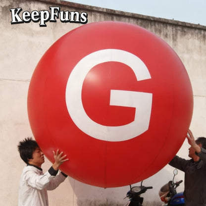 KeepFuns PVC inflatable balloons, with customizable size and Logo, are made of waterproof and durable materials, suitable for mall decorations, party decorations, theme events, and advertising promotions.