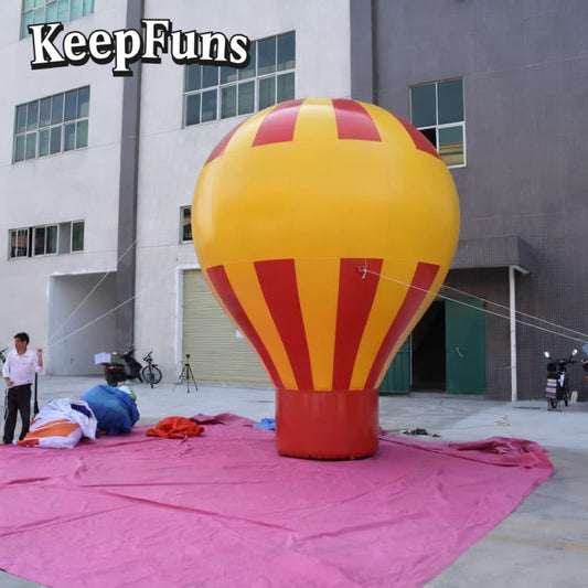 KeepFuns Inflatable Advertising Floor Balloons: Customizable (color, size, print), easy to inflate, durable, ideal for ads, supermarket promotions, outdoor events.