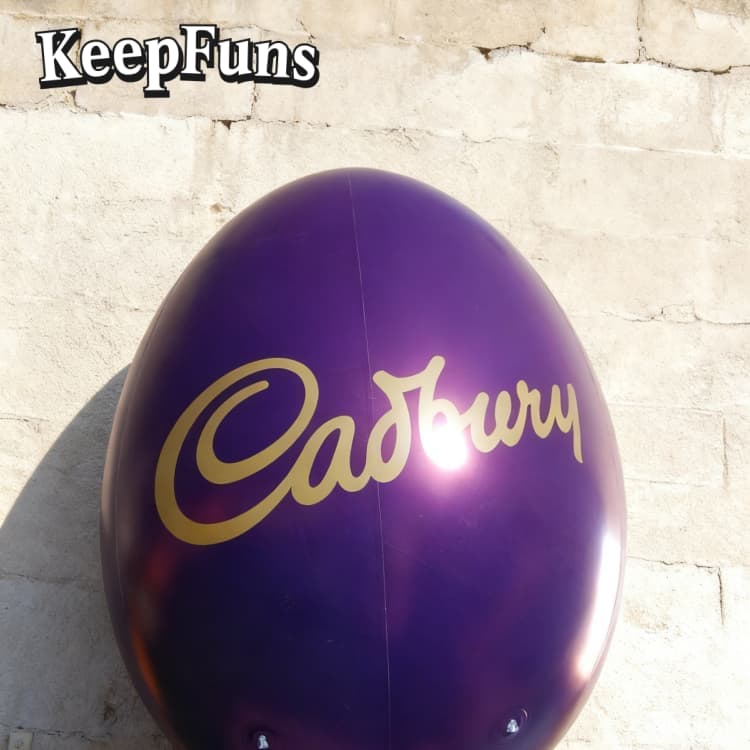 KeepFuns PVC Waterproof Oval Inflatable Ball - Custom Logo Print for Brand Marketing, Mall Events & Kids Toys (CE Certified)