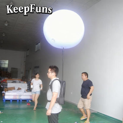 KeepFuns PVC Inflatable Balloons, customizable in size and Logo, made of waterproof and durable materials, suitable for mall decorations, party adornments, theme events, and advertising promotions
