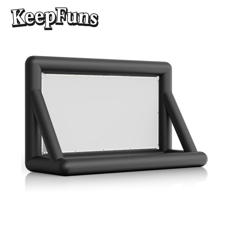 KeepFuns Inflatable Movie Screen/Projection Screen, with customizable sizes, suitable for both outdoor and indoor use, and applicable to home use, parties, advertising, etc.
