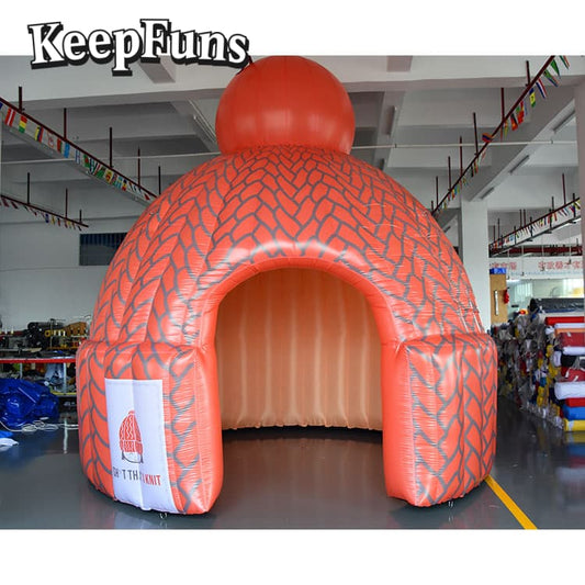 Keepfuns Knit Hat-Shaped Inflatable Tent