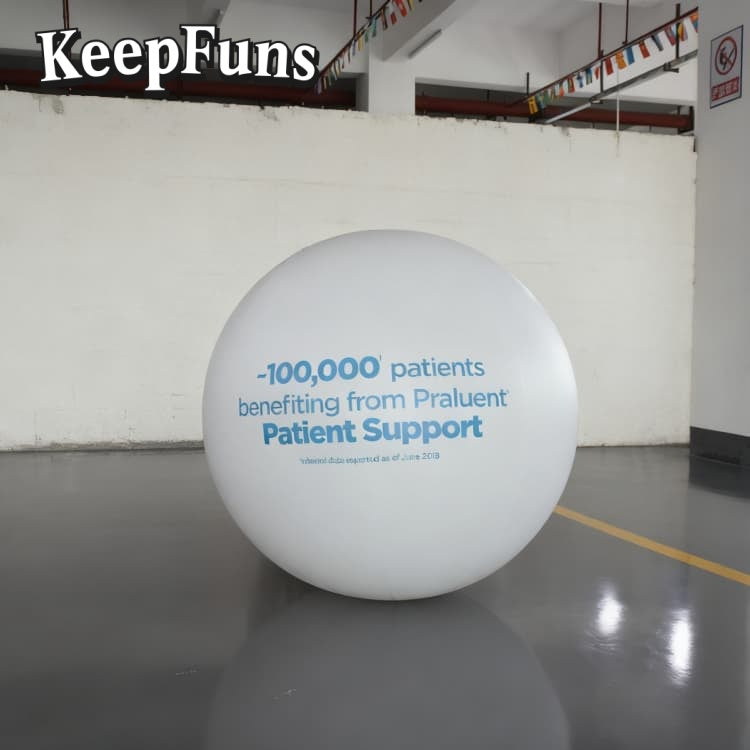 KeepFuns PVC inflatable balloons, customizable in size and Logo, made of waterproof and durable material, suitable for mall decorations, party decorations, theme events, and advertising promotions