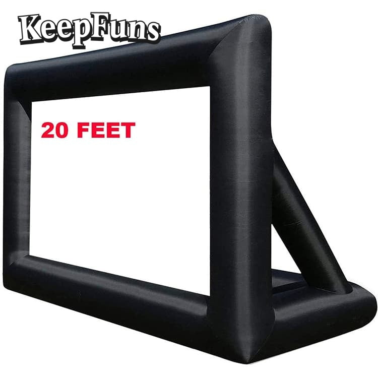 KeepFuns Inflatable Movie Screen/Projection Screen, customizable in size, suitable for both outdoor and indoor use, and applicable to home use, parties, advertising, etc.
