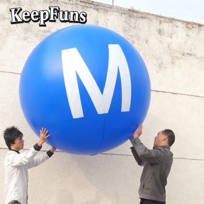 KeepFuns PVC inflatable balloons, with customizable size and Logo, are made of waterproof and durable materials, suitable for mall decorations, party decorations, theme events, and advertising promotions.