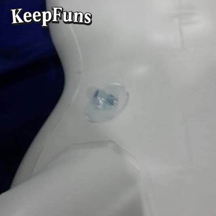 KeepFuns Premium PVC Snowman Prop - Durable & Weatherproof, Logo Print Supported for Brand Activation/ Mall Displays/ Holiday Parties