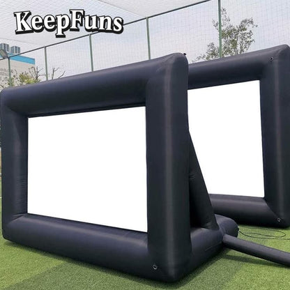 KeepFuns Inflatable Movie Screen/Projection Screen, customizable in size, suitable for both outdoor and indoor use, and applicable to home use, parties, advertising, etc.