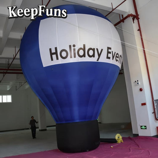 KeepFuns inflatable floor balloons: customizable (size/color/print), quick-inflate, waterproof, durable, for business/events/competitions.