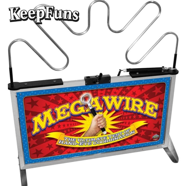 KeepFuns Custom brandable Test Your Skills Event Mega Wire Game Giant Megawire Buzz Wire Hire game Beat The Buzzer Hire