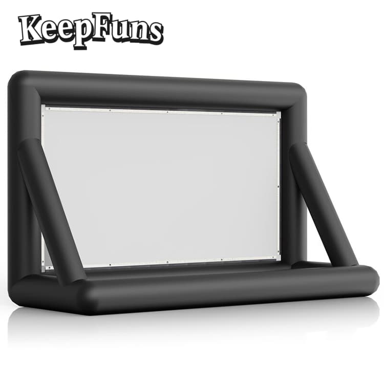 KeepFuns Inflatable Movie Screen/Projection Screen, customizable in size, suitable for both outdoor and indoor use, and applicable to family use, parties, advertising, etc.