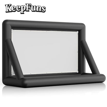 KeepFuns Inflatable Movie Screen/Projection Screen, customizable in size, suitable for both outdoor and indoor use, and applicable to family use, parties, advertising, etc.