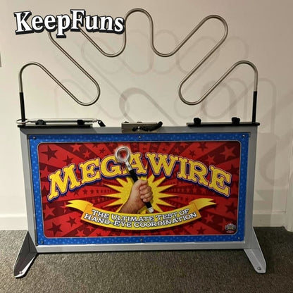 KeepFuns Custom brandable Test Your Skills Event Mega Wire Game Giant Megawire Buzz Wire Hire game Beat The Buzzer Hire