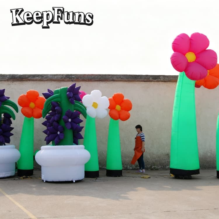 KeepFuns Special-Shaped Inflatable Tube Light: Quick inflation, customizable size/color/print, lightweight, for night discos, clubs, festivals, parties
