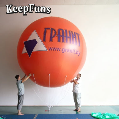 KeepFuns PVC Inflatable Balloons, customizable in size and Logo, made of waterproof and durable materials, suitable for mall decorations, party decorations, theme events, and advertising campaigns