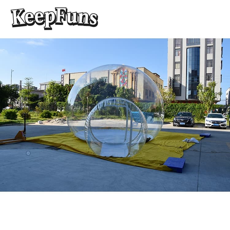 KeepFuns Transparent PVC Bubble House