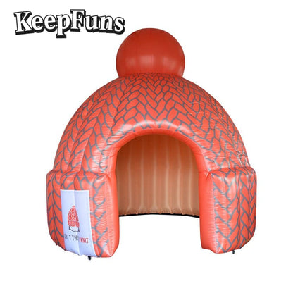 Keepfuns Knit Hat-Shaped Inflatable Tent