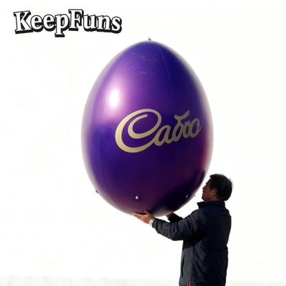 KeepFuns PVC Waterproof Oval Inflatable Ball - Custom Logo Print for Brand Marketing, Mall Events & Kids Toys (CE Certified)