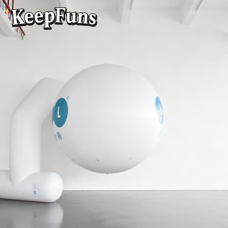 KeepFuns PVC inflatable balloons, with customizable size and Logo, are made of waterproof and durable materials, suitable for mall decorations, party decorations, theme events, and advertising campaigns.