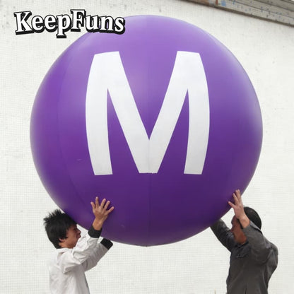 KeepFuns PVC inflatable balloons, with customizable size and Logo, are made of waterproof and durable materials, suitable for mall decorations, party decorations, theme events, and advertising promotions.