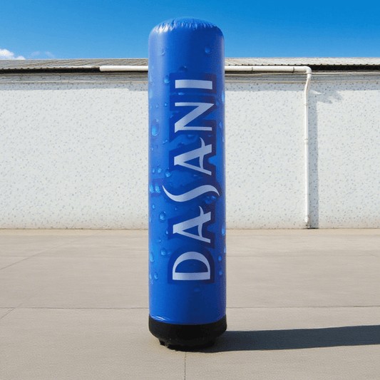 KeepFuns Advertising inflatable lamppost blue brand promotion inflatable model outdoor commercial activity luminous display props