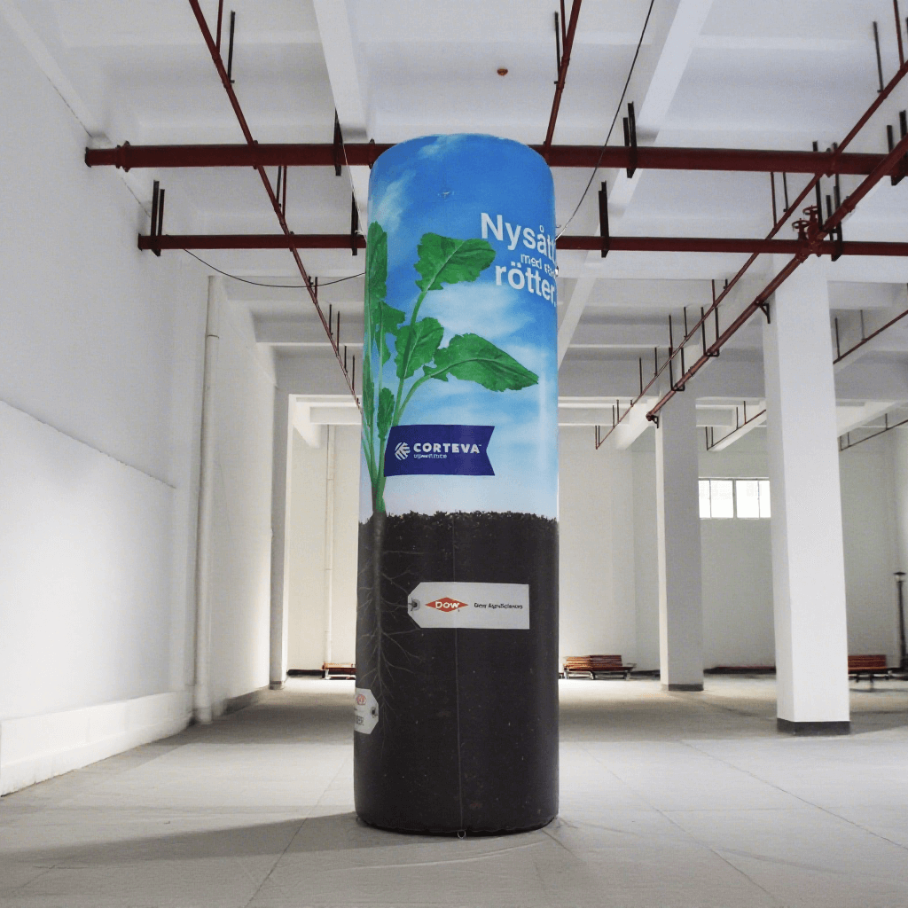KeepFuns Agricultural brand inflatable advertising column plant growth theme inflatable model outdoor exhibition promotion display props