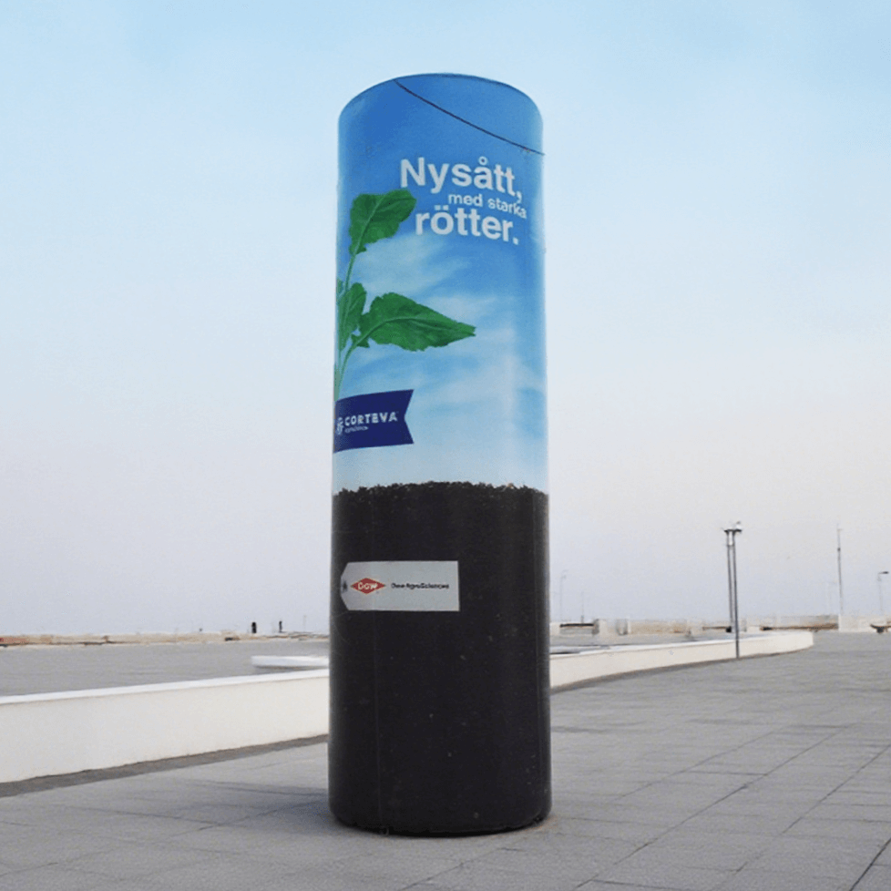 KeepFuns Agricultural brand inflatable advertising column plant growth theme inflatable model outdoor exhibition promotion display props