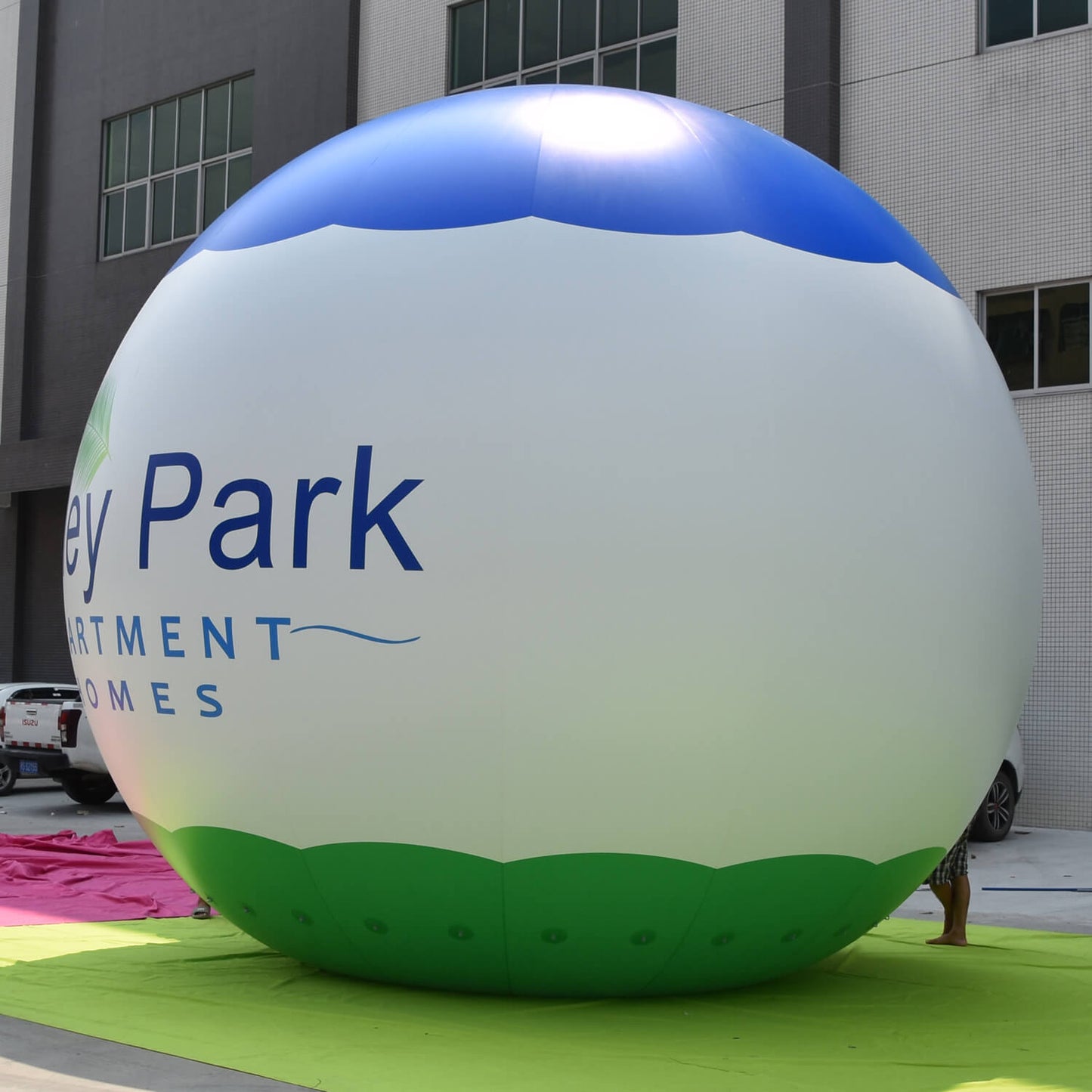 KeepFuns Apartment promotion inflatable advertising ball, large real estate promotion inflatable model, commercial event decoration props