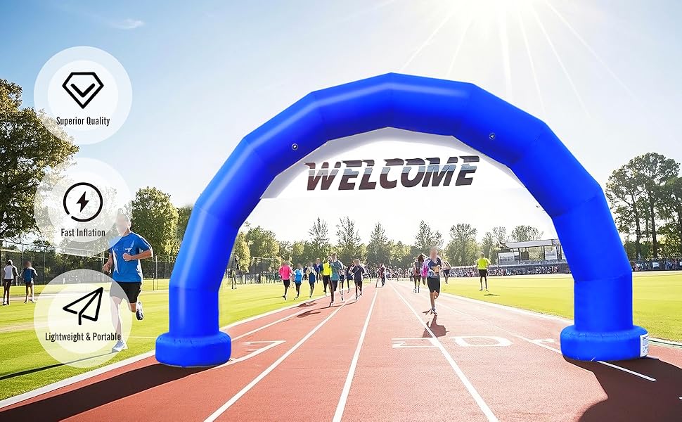 keepFuns Black inflatable semicircular advertising arch Outdoor event welcome arch Event opening ceremony publicity arch Customized printing arch