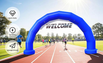 keepFuns Black inflatable semicircular advertising arch Outdoor event welcome arch Event opening ceremony publicity arch Customized printing arch