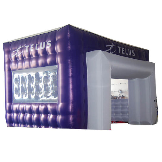 KeepFuns Blue custom brand inflatable tent outdoor advertising event exhibition tent portable inflatable promotional display tent