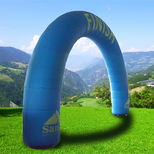 KeepFuns Blue inflatable semicircular arch for events, outdoor marathon starting arch, event starting point promotion arch, custom printed LOGO arch