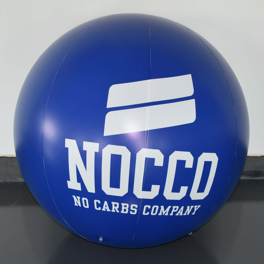 KeepFuns Brand inflatable advertising ball blue sports style promotional air model carbohydrate-free company promotion props