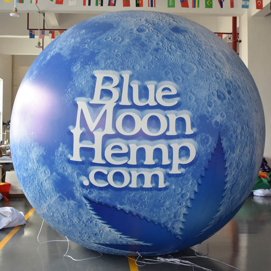 KeepFuns Brand inflatable advertising planet balloon large simulation moon shape inflatable model commercial activity display props