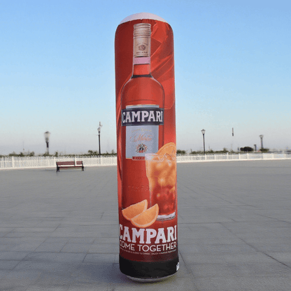 KeepFuns Campari inflatable advertising column, wine brand promotion inflatable model, outdoor bar event display props