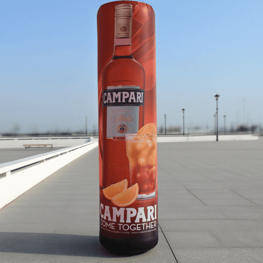KeepFuns Campari inflatable advertising column, wine brand promotion inflatable model, outdoor bar event display props