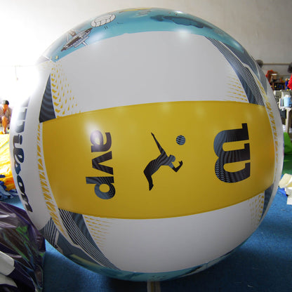 KeepFuns Cartoon beach theme inflatable advertising ball interesting illustration promotional inflatable model activity interactive giant prop ball