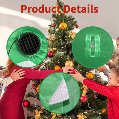 Inflatable Christmas tree outdoor decoration, Christmas yard decoration, built-in LED lights, suitable for indoor, garden, lawn, festival, party
