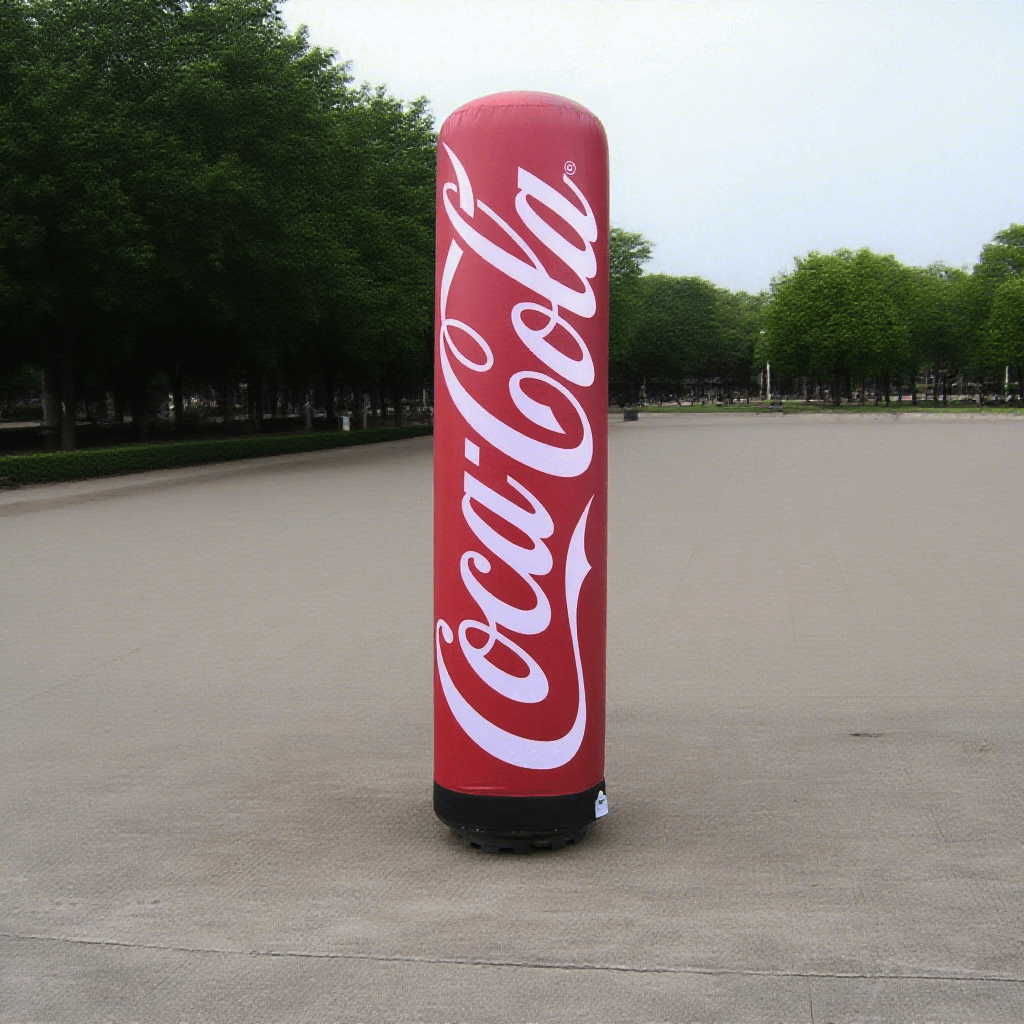 KeepFuns Coca-Cola advertising inflatable lamppost red brand promotion inflatable column outdoor commercial activity display inflatable model